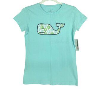 NWT Vineyard Vines Outlet Lemons Whale Graphic Tee in Blue Crush, Women's XS